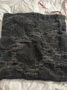 Charcoal Textured accent pillow cover pottery barn 20x20